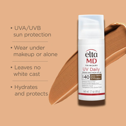 NEW✨ EltaMD UV Daily Deep Tinted Broad-Spectrum SPF 40