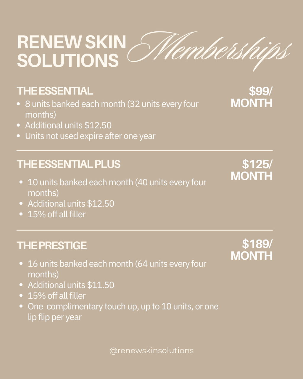 Memberships