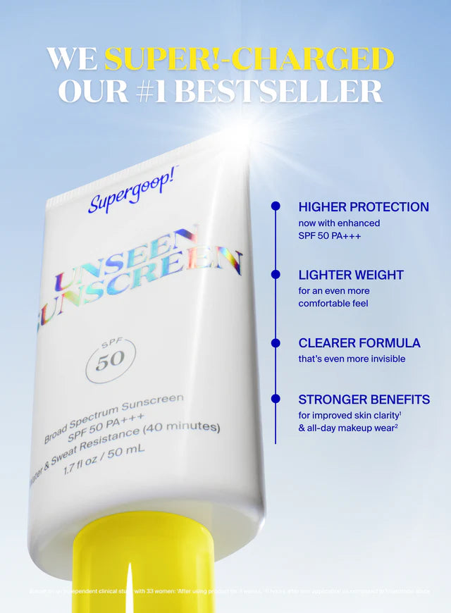 NEW✨ Supergoop! Unseen Sunscreen SPF 50